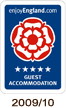 Five star guest accommodation badge